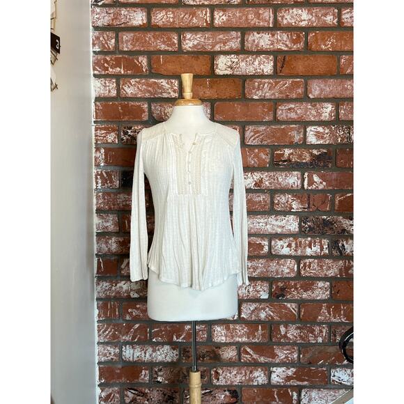 Cream Boho blouse - Picture 1 of 6